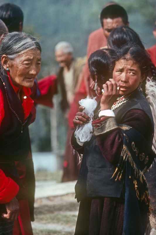 Elderly Tibetan women