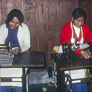 Women sewing, McLeod Ganj