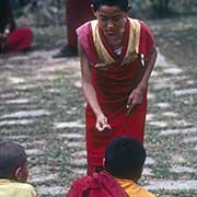 Buddhist monks debating