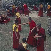 Buddhist monks debating