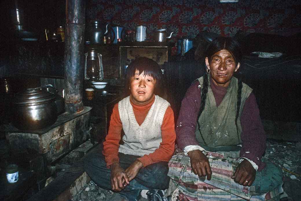Tsering Dhondup and mother