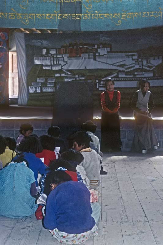 Tibetan school class