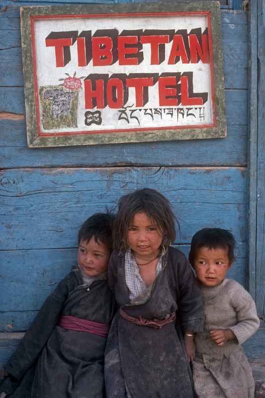 Children at the Tibetan Hotel