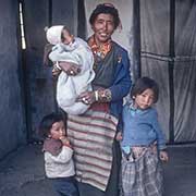 Tsepak Lhamo and mother