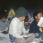Tibetan school children