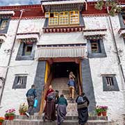 Entering Drepung Monastery