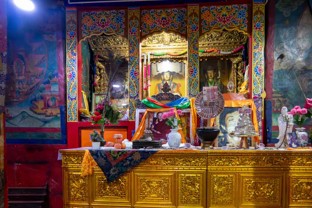 Inside Rongbuk Monastery