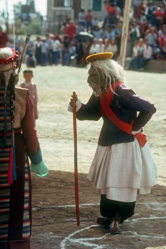 'Old man' in a Tibetan Opera