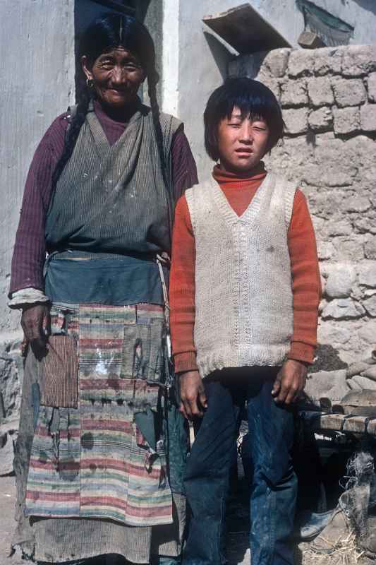 Tsering Dhondup and mother