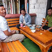Three Tibetan men