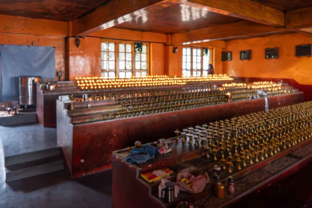 Butter lamps, Sera Monastery