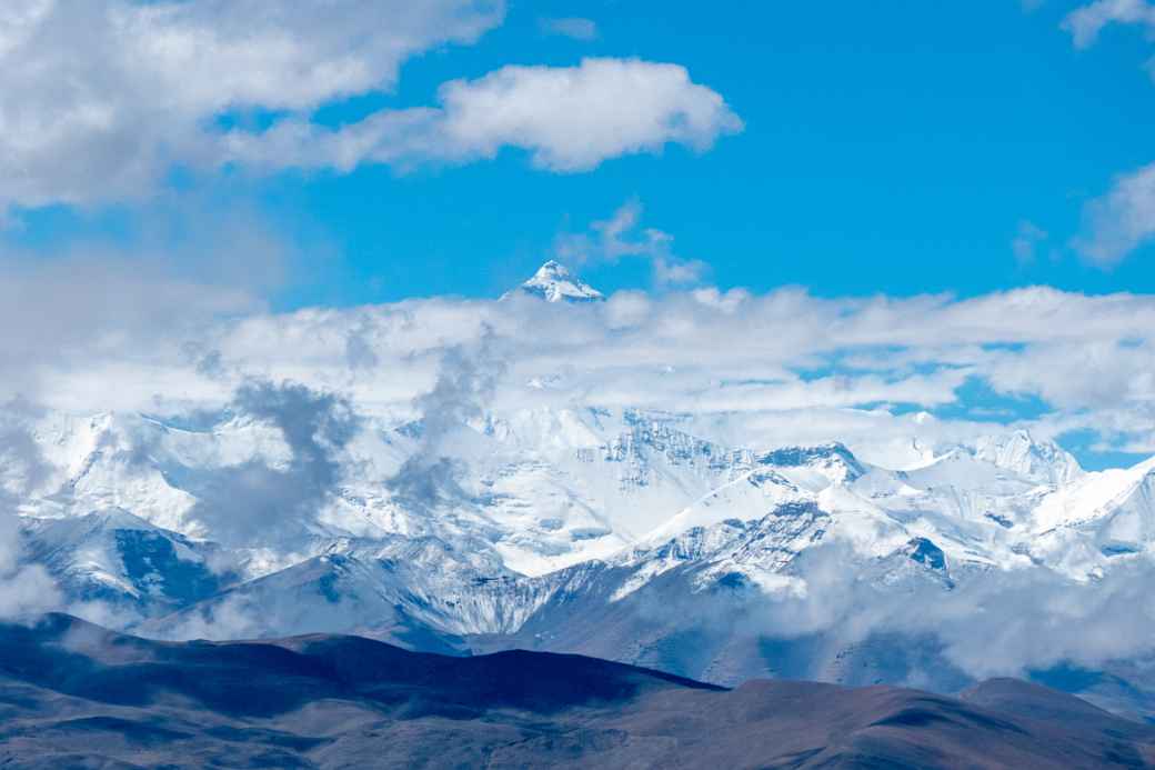 View of the Himalayas