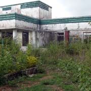 Destroyed clinic