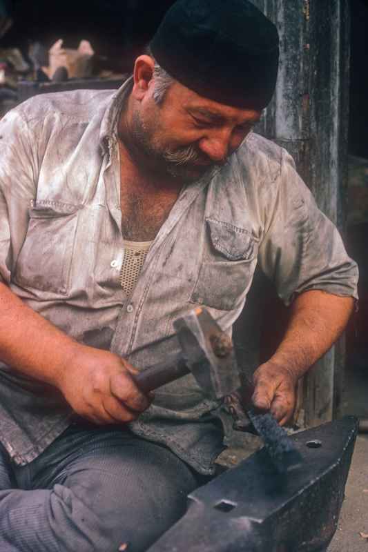 Blacksmith at work