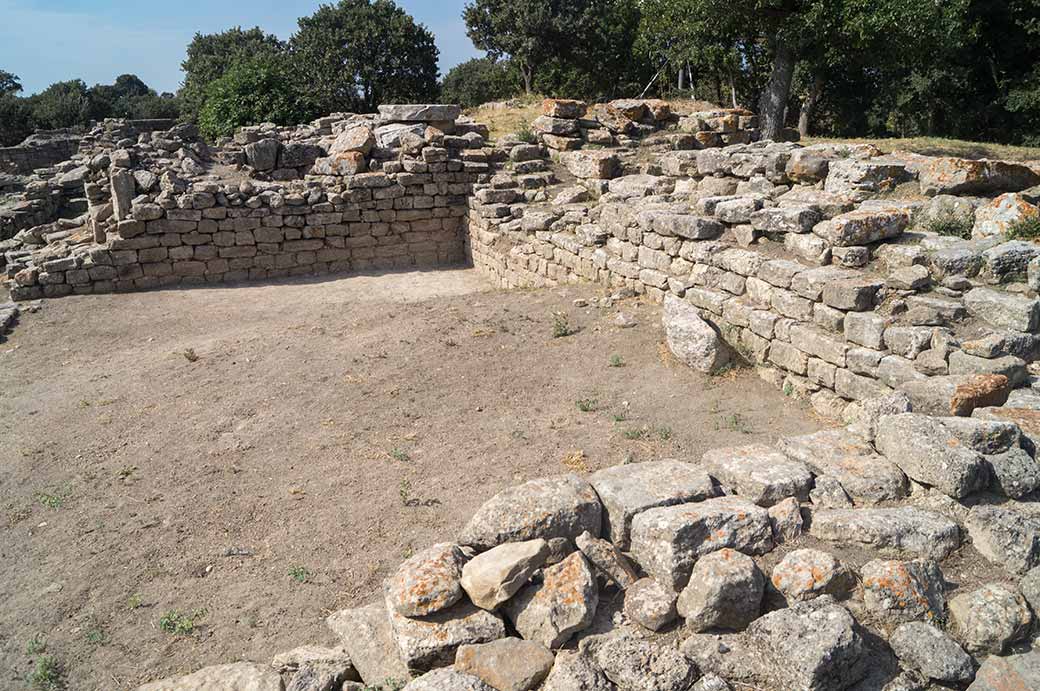East wall of Troia VI