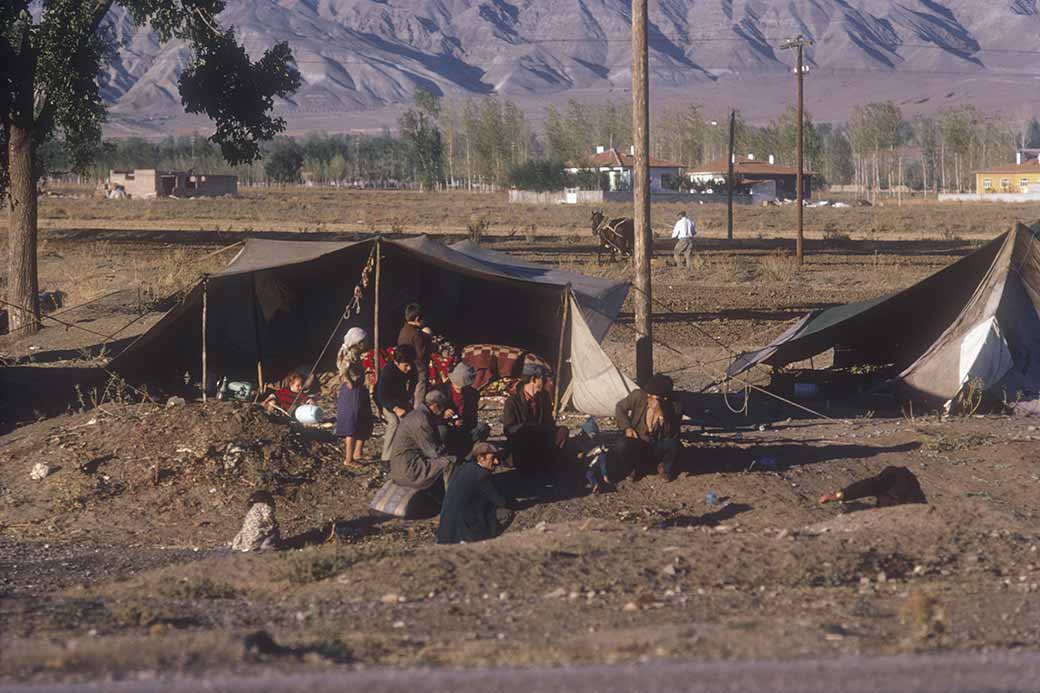 Nomadic people's tents