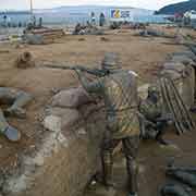 Turkish trench warfare display
