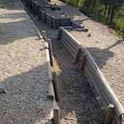 Reconstructed Turkish trenches