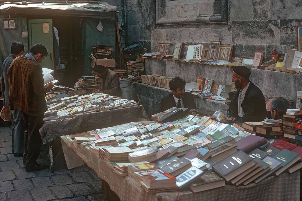 Booksellers at the market