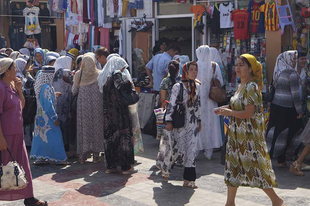 Women in khanatlas dresses