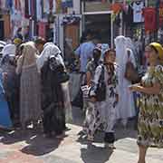 Women in khanatlas dresses