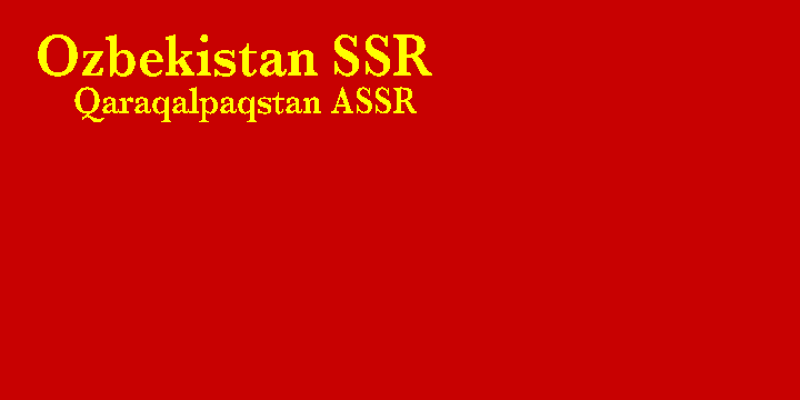 Karakalpak Autonomous Soviet Socialist Republic, 1937