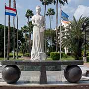 Queen Wilhelmina's statue, Oranjestad