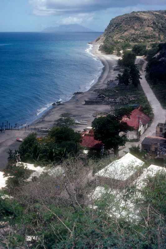 View towards Saba