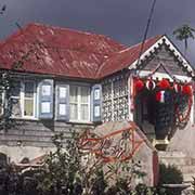 House with festive decorations