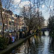 Oudegracht and warehouses