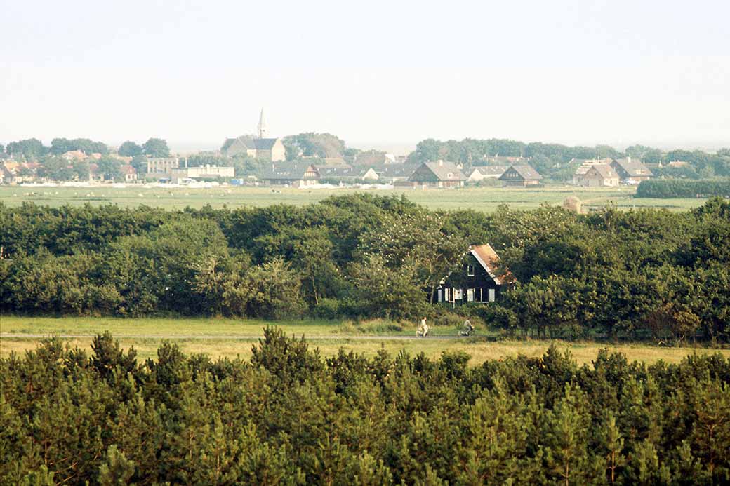 View to Midsland village