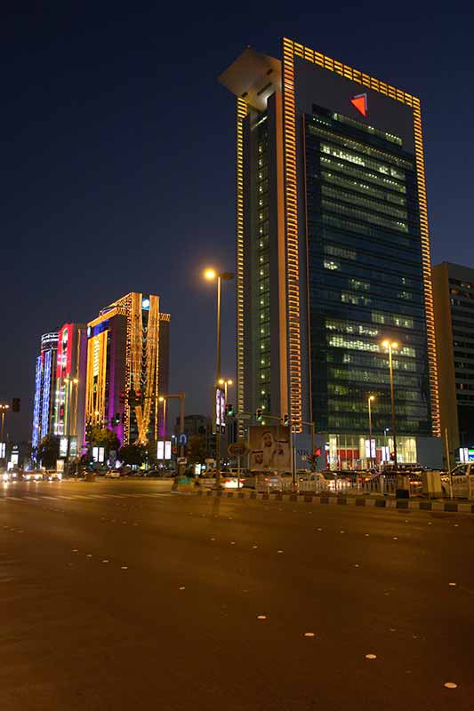 Abu Dhabi by night