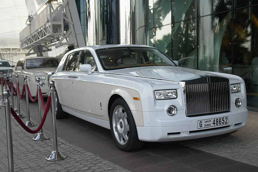 Rolls Royces at the hotel