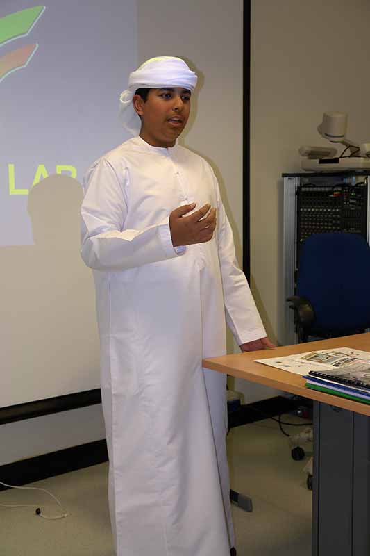 School boy, Al Ain