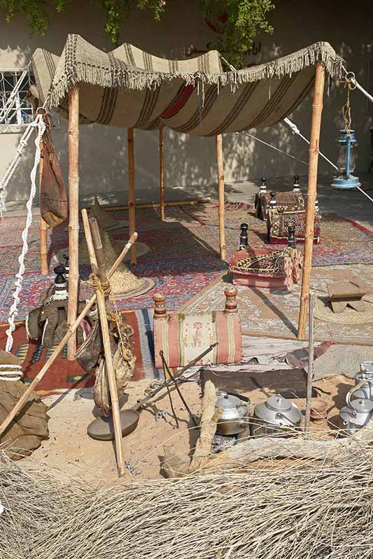 Bedouin camp display