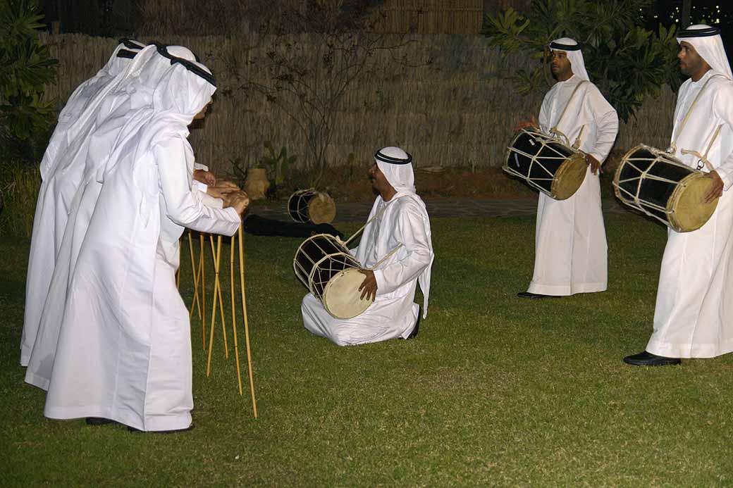 Traditional Arab dancing