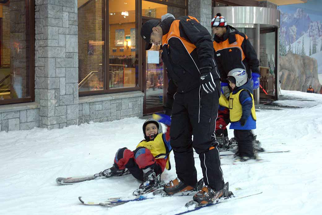 Children's skiing lessons