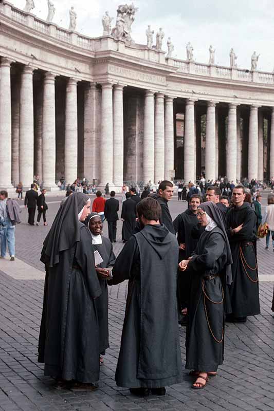 Nuns and monks